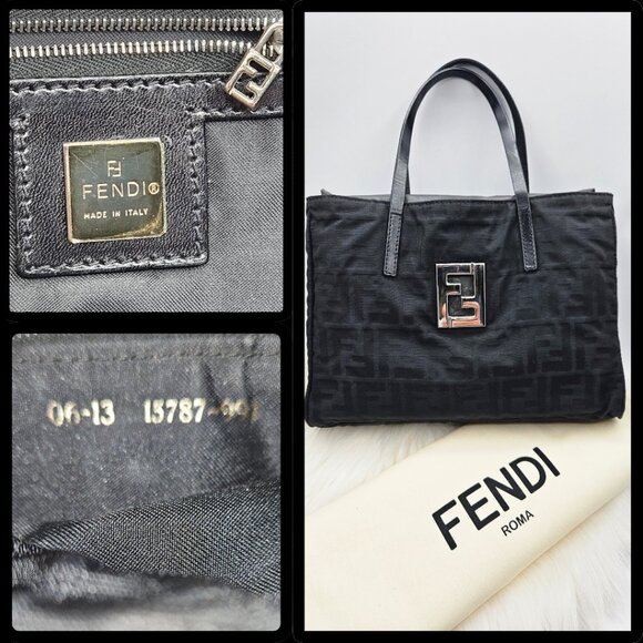 Fendi Zucca Pattern Petite Bag - Picture 16 of 17